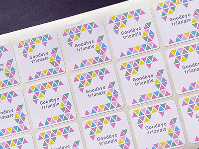 GOODBYEシール