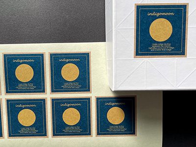 クラフト紙シール